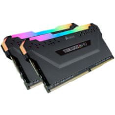 Corsair Vengeance RGB PRO pomnilnik (RAM), 16GB (2 x 8GB), DDR4, 3600MHz, CL18, 1.2V/1.35V (CMW16GX4M2Z3600C18)