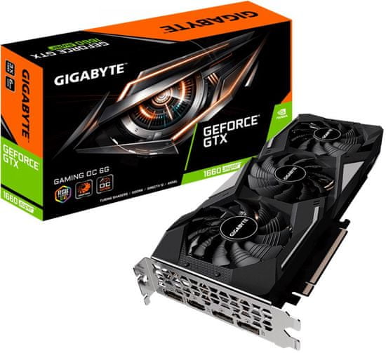 Gigabyte Gaming OC GeForce GTX 1660 SUPER, 6 GB GDDR6 grafična kartica