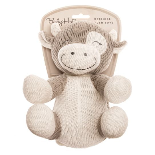 Baby Hug kravica, sedeča, pletena, pliš, 23 cm