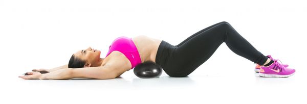 Gymstick pilates žoga, 22 cm, črna