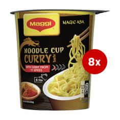 MAGGI Curry rezanci v lončku, 8 x 63 g