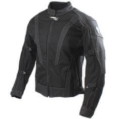 Cappa Racing Moška motoristična jakna SEPANG, usnje/tekstil, črna XL