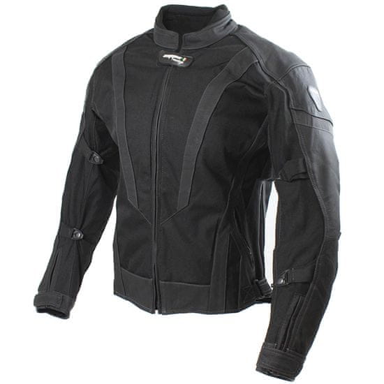 Cappa Racing Moška motoristična jakna SEPANG, usnje/tekstil, črna