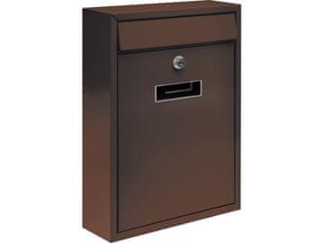 Vorel  poštni predal 360x260x80mm rjav