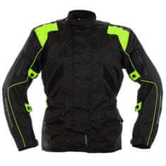 Cappa Racing Tekstilna motoristična jakna UNISEX ROAD, črna/zelena L
