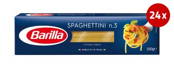Barilla špageti št. 3, 24 x 500 g