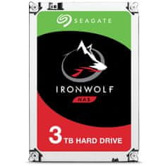 Seagate IronWolf NAS trdi disk, 3TB, 3,5", SATA3, 64MB