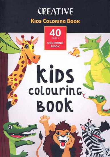 Creative Animals 40 pobarvanka za otroke