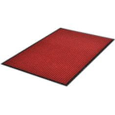 Vidaxl PVC Predpražnik Rdeče Barve 90 x 60 cm