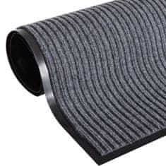 Vidaxl PVC Predpražnik Sive Barve 90 x 120 cm