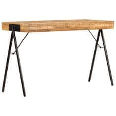 Vidaxl Pisalna miza iz trdnega mangovega lesa 118x50x75 cm