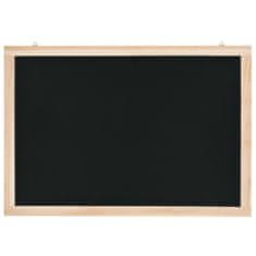 shumee Stenska črna tabla iz cedrovine 40x60 cm