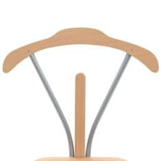 Vidaxl Stojalo za obleke 45x35x107 cm naravne barve