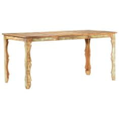 Greatstore Jedilna miza 160x80x76 cm trden predelan les