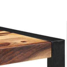Vidaxl Barska miza 60x60x110 cm iz trdnega palisandra