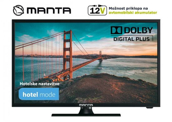 Manta 19LHN120D LED HD televizor, + 12V