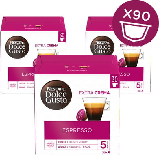 NESCAFÉ Dolce Gusto® kavne kapsule Espresso XXL, 3 pakiranja