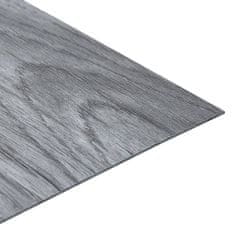 Vidaxl Samolepilne talne plošče 20 kosov PVC 1,86 m2 svetlo sive