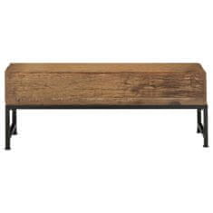 Vidaxl Klop 120 cm trden predelan les