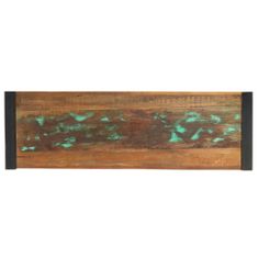 Greatstore Konzolna mizica 110x35x76 cm trden predelan les