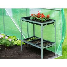 Vidaxl Miza za presajanje 77x40x77 cm pocinkano jeklo