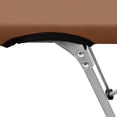 Vidaxl Kamp postelja 206x75x45 cm XXL rjava