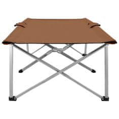 Vidaxl Kamp postelja 206x75x45 cm XXL rjava