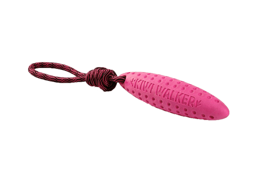 KIWI WALKER igrača za psa Zeppelin, TPR pena, 22 cm, roza