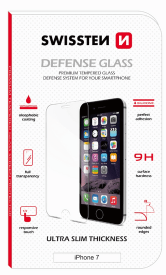 SWISSTEN zaščitno kaljeno steklo za Apple iPhone 7/8 RE 2,5D (74507777)
