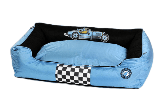 KIWI WALKER postelja za psa Racing Bugatti, ortopedska vzmetnica