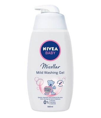 Nivea Micellar Mild Washing gel za umivanje obraza, 500 ml