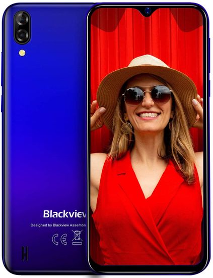 Blackview A60 pametni telefon, 1 GB/16 GB, moder