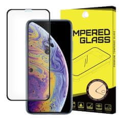 MG Full Glue Super Tough zaščitno steklo za iPhone 11 Pro / XS / X, črna