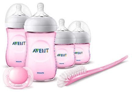 Philips Avent komplet za novorojenčka Natural 2.0 Newborn set Pink, roza