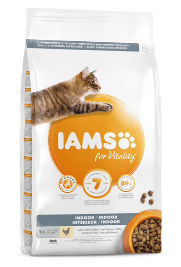 IAMS Vitality hrana za notranje mačke, s svežim piščancem, 3 kg
