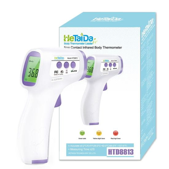 HeTaiDa HTD8813 brezstični termometer