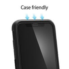 Spigen Full Cover zaščitno steklo za iPhone 11 Pro / XS / X, črna