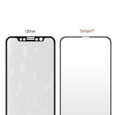 Spigen Full Cover zaščitno steklo za iPhone 11 / XR, črna
