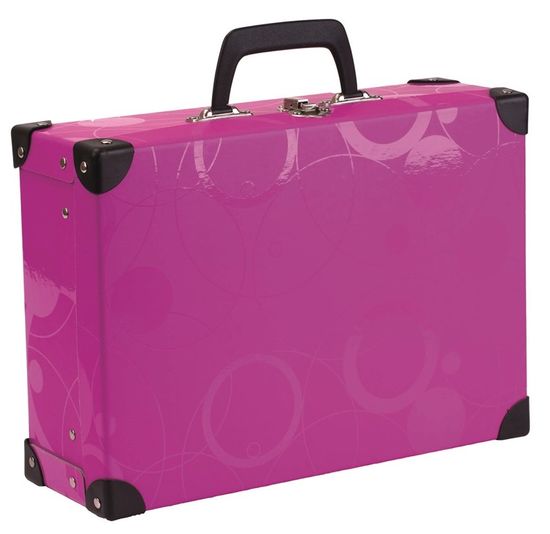 Karton P+P Kovan kvadratni kovček NEO COLORI, roza
