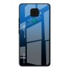 Gradient Glass plastika ovitek za Huawei Mate 30 Lite, črna-modra
