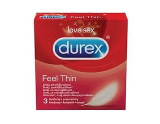 Durex Feel Thin kondomi, 3 kos