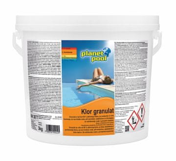 Planet Pool klor granulat, 3 kg, hitrotopen