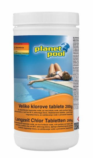Planet Pool velike klorove tablete, 1 kg
