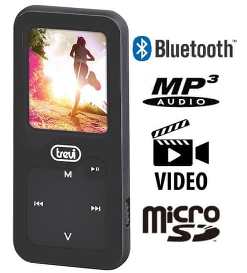 Trevi MPV 1780 SB MP3/video predvajalnik + 8 GB spominska kartica, Bluetooth - odprta embalaža