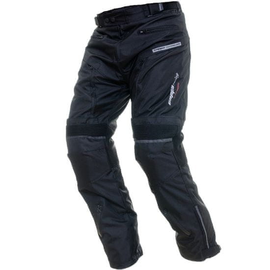 Cappa Racing Moške tekstilne motoristične hlače ROAD, črne