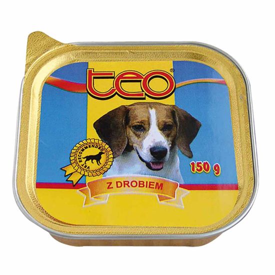 Dibaq pašteta za psa TEO, perutnina, 9x150 g