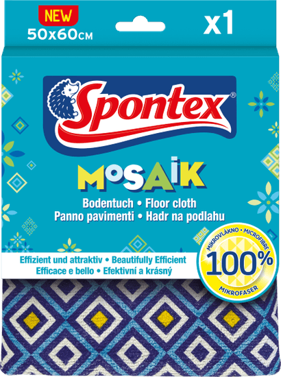Spontex krpa iz mikrovlaken Mosaik, 50 x 60