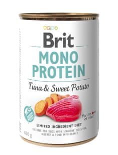 Brit Mono Protein mokra hrana za pse, tuna in sladek krompir, 400 g