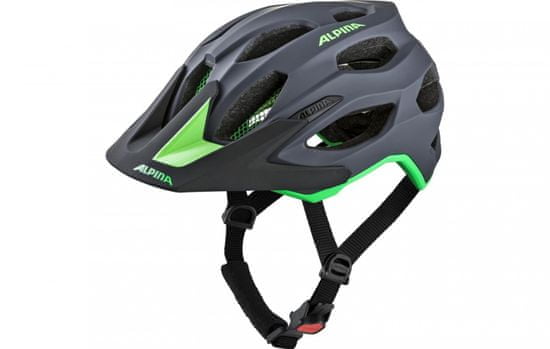 Alpina Sports kolesarska čelada Carapax charcoal-green, 57-62