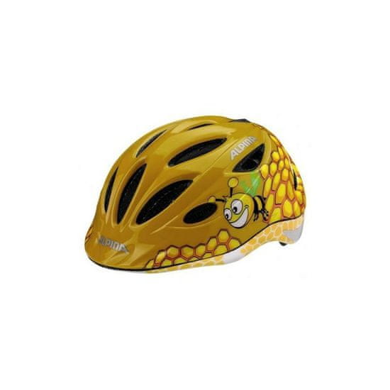 Alpina Sports otroška kolesarska čelada Gamma 2.0, Flash honey, 51-56